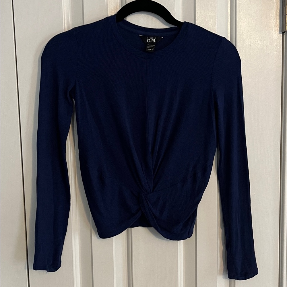 Athleta Deep Blue Crewneck Sweater